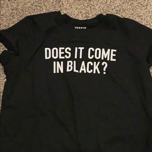 Torrid classic fit t shirt